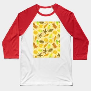 Autumn pattern watercolor 2 Baseball T-Shirt